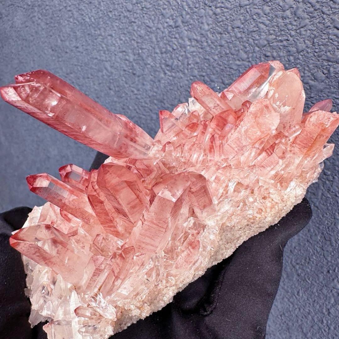 希少❗️高品質❗️超綺麗♡超強いパワー ピンク ヒマラヤ クラスター天然石A1557