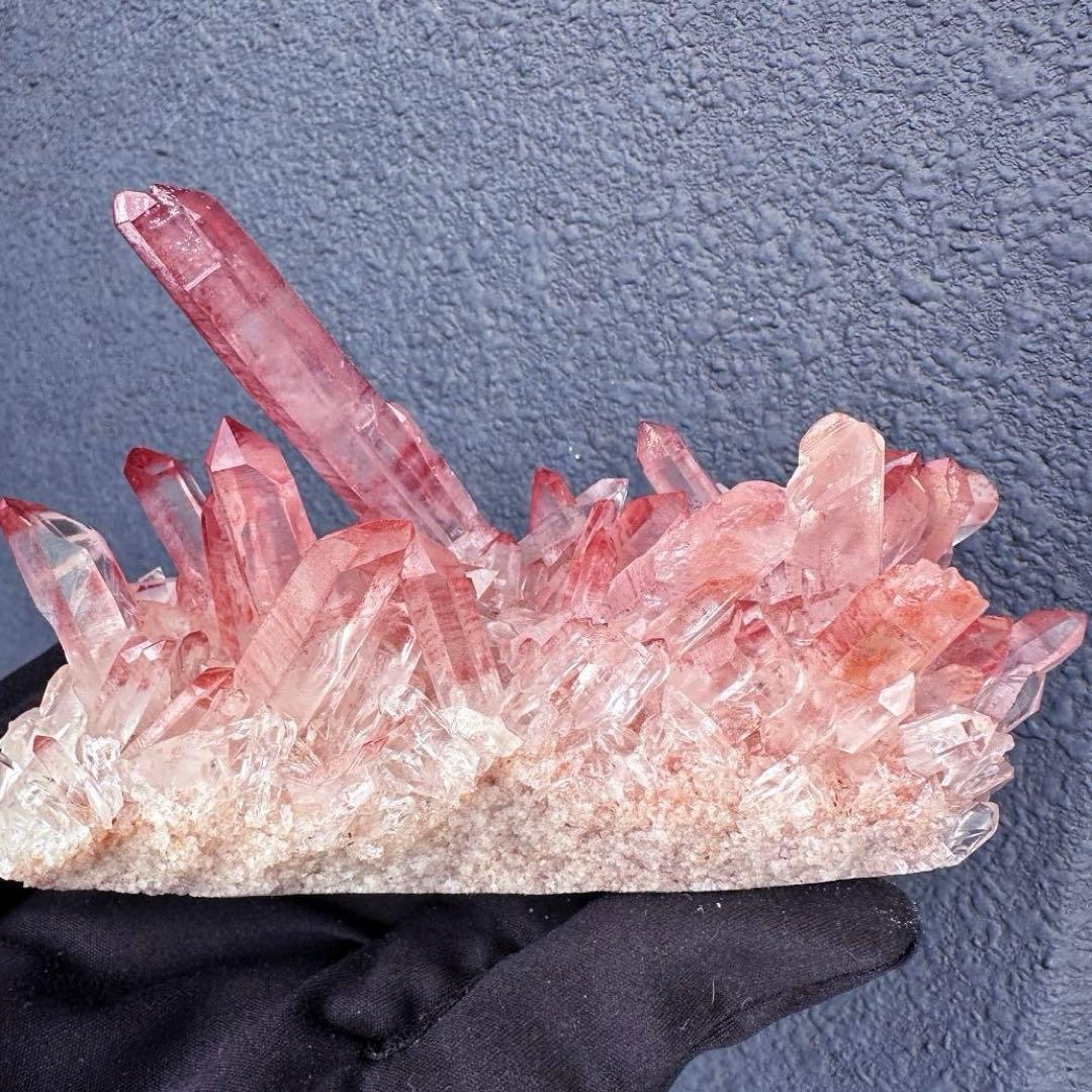 希少❗️高品質❗️超綺麗♡超強いパワー ピンク ヒマラヤ クラスター天然石A1557