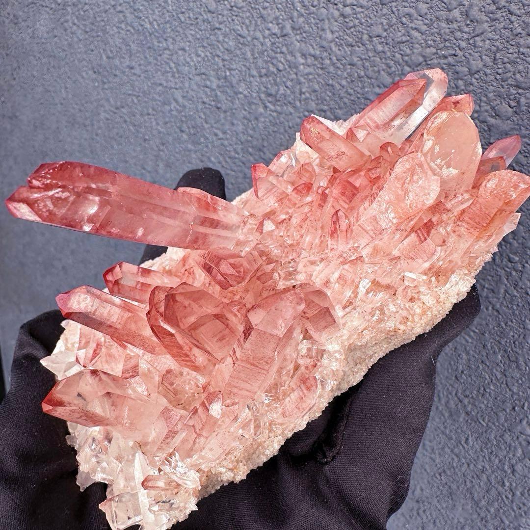 希少❗️高品質❗️超綺麗♡超強いパワー ピンク ヒマラヤ クラスター天然石A1557