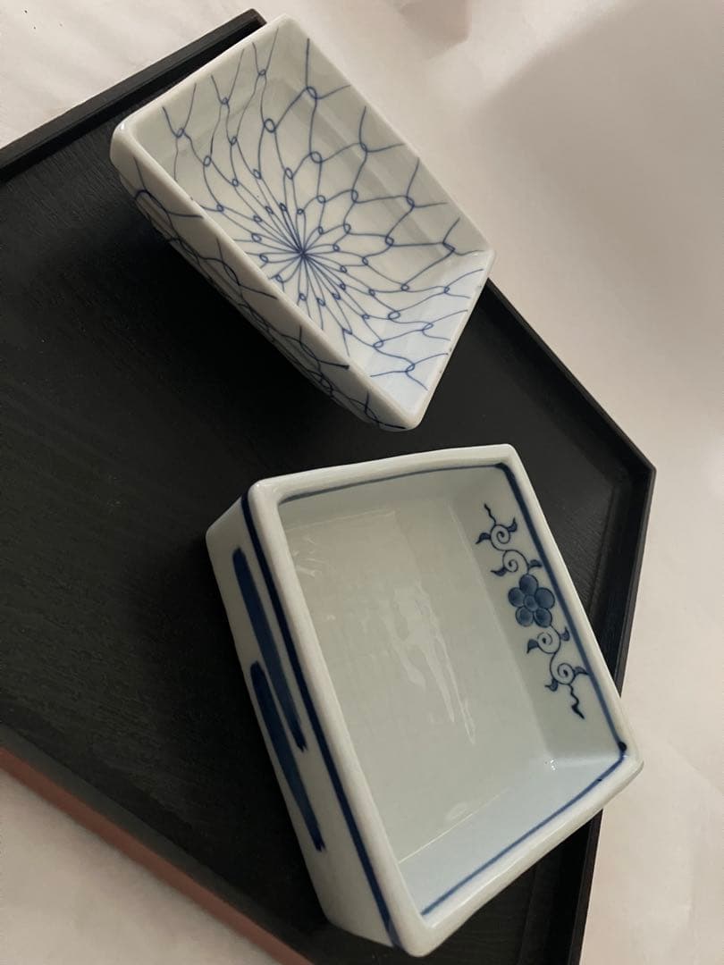 未使用❤️松花堂弁当　4個　有田焼　織部