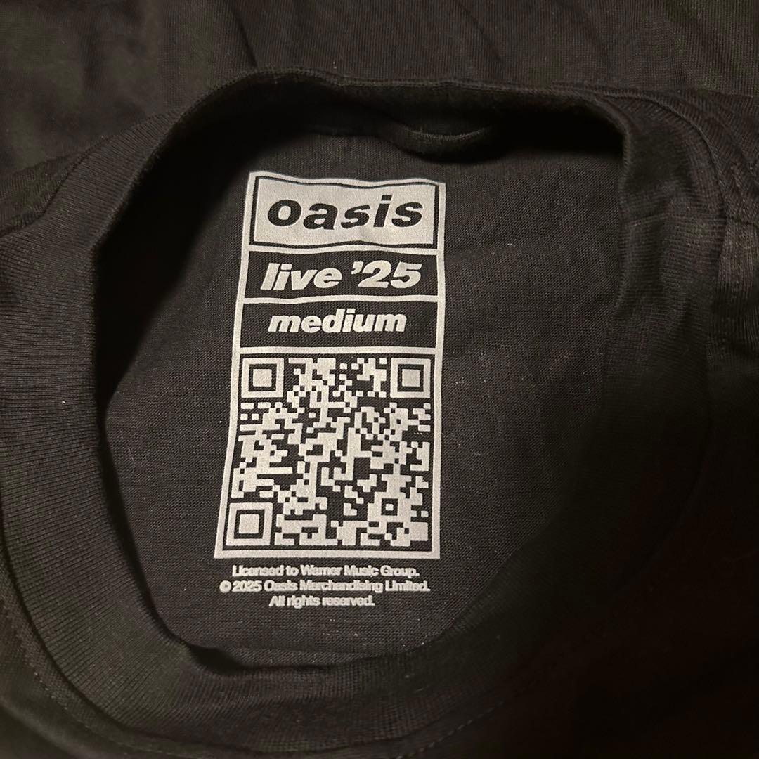 未使用 オアシス Live '25 メキシコシティ T シャツ 黒 - メルカリ