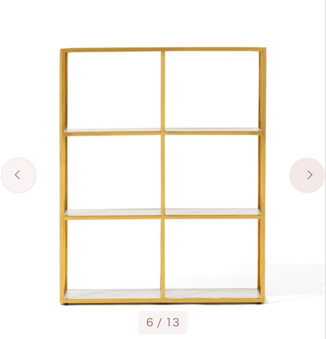 Francfranc フランフラン レーヌ シェルフ 棚 2s 4段　大理石