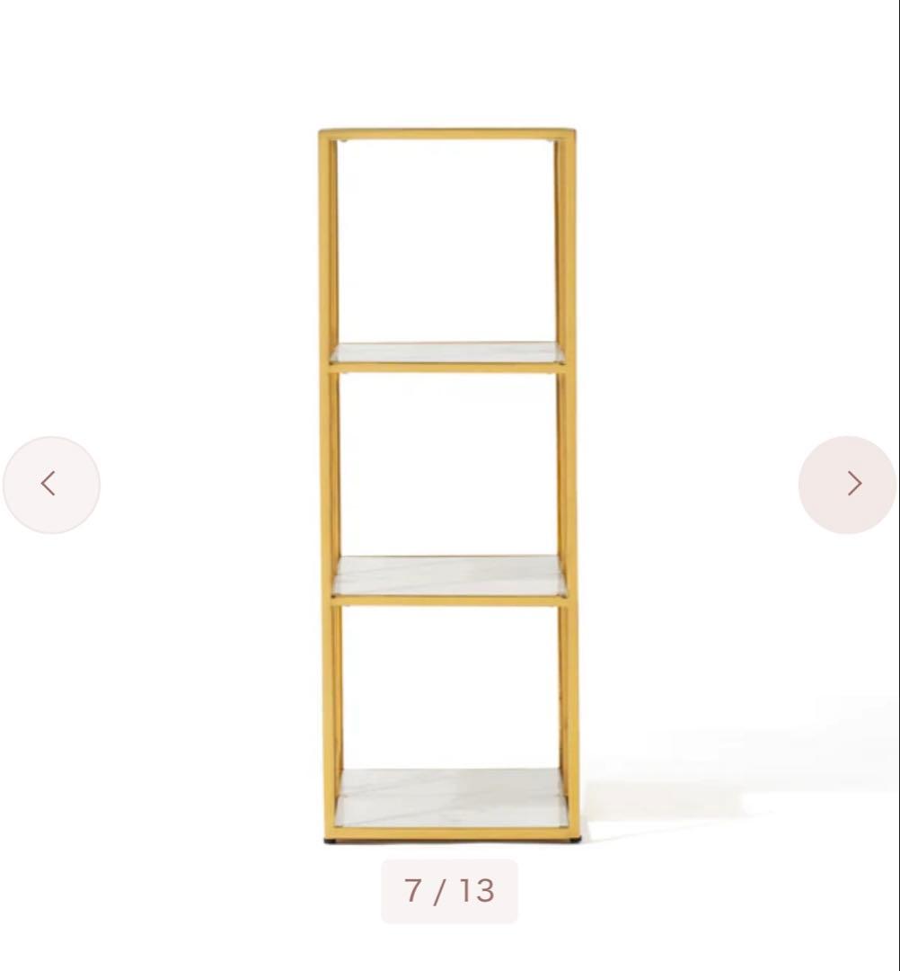 Francfranc フランフラン レーヌ シェルフ 棚 2s 4段　大理石