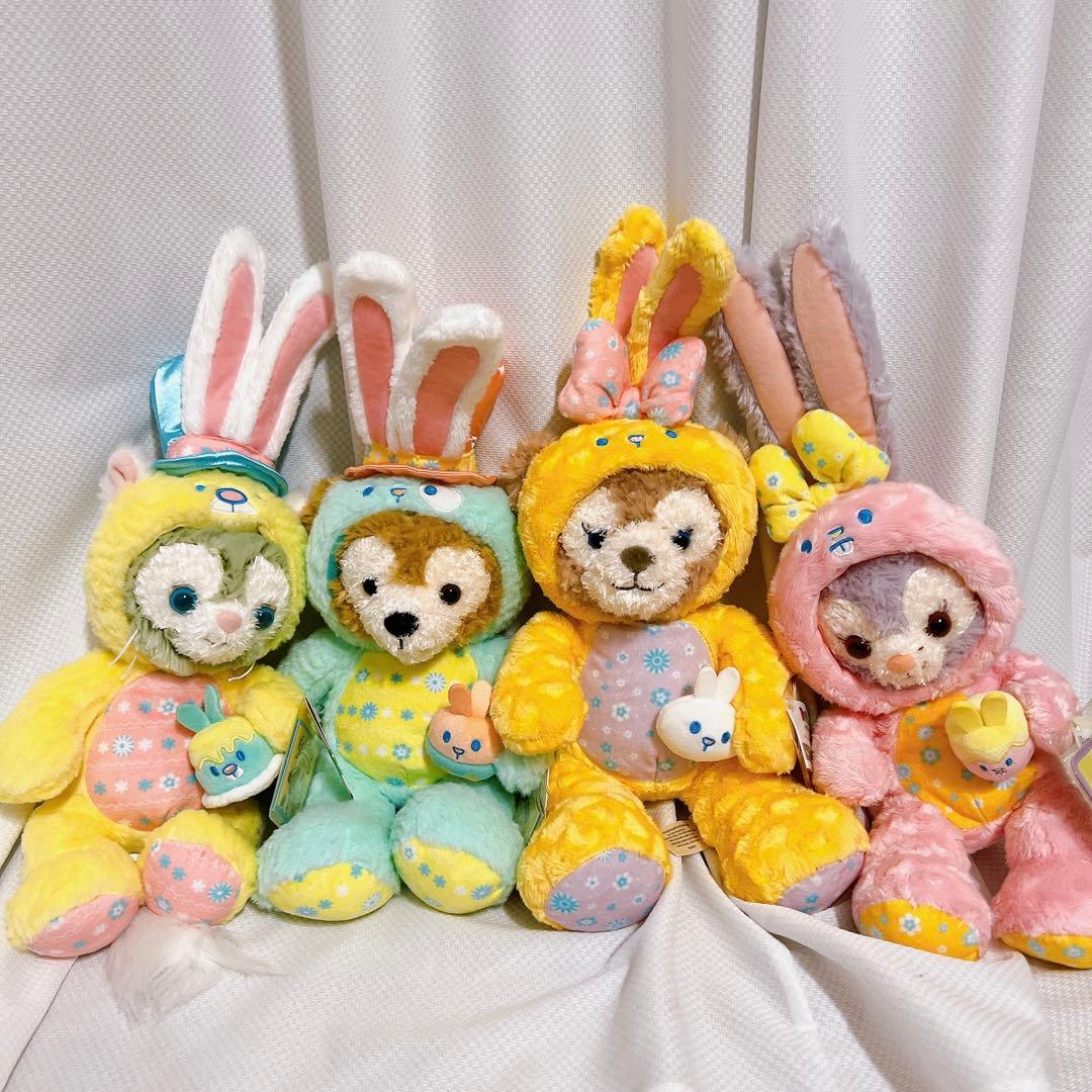 香港ディズニー　ぬいぐるみ　ダッフィー　シェリーメイ　ステラルー　クッキー Amazon.co.jp: 【5体セット】ダッフィー シェリーメイ ジェラトーニ