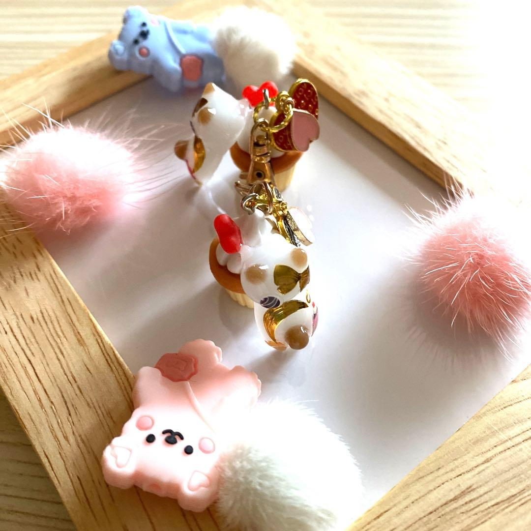☆カップケーキとバレンタイン猫ちゃんチャーム☆