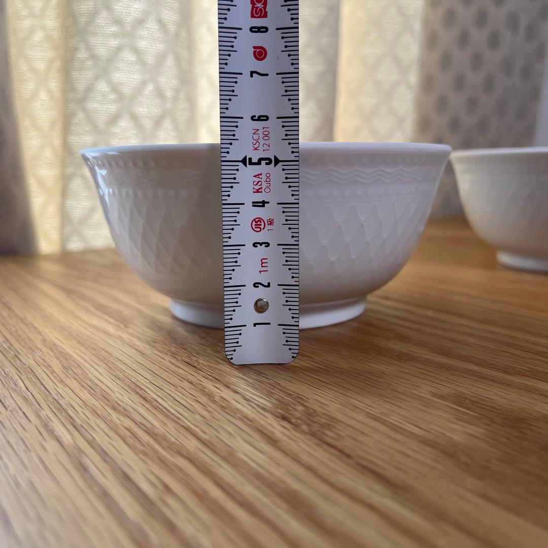 ◆廃番希少◆ロイヤルコペンハーゲン◆ホワイトパルメッテ◆蓋付きボウル3セット◆