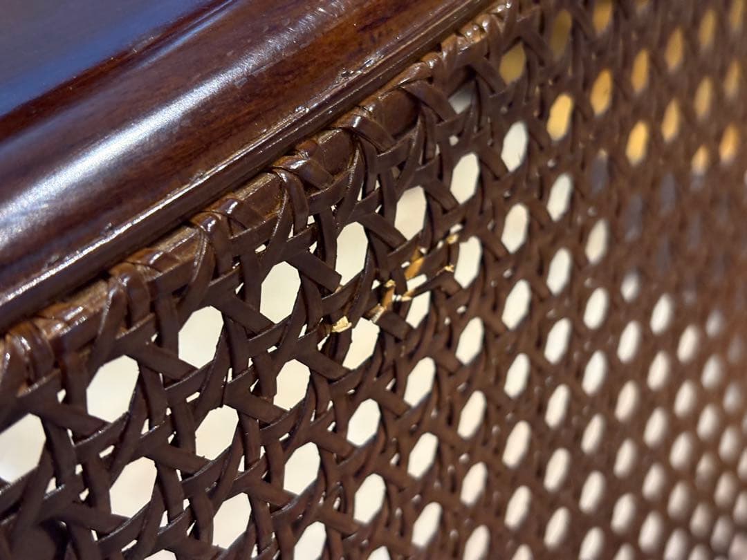 karimoku カリモク 3人掛けソファ 3Pソファ 花柄 ビンテージ nY