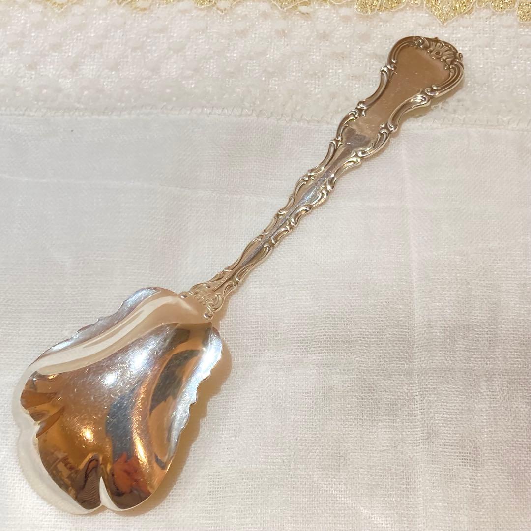 64 アメリカGorham社純銀製シュガースプーン