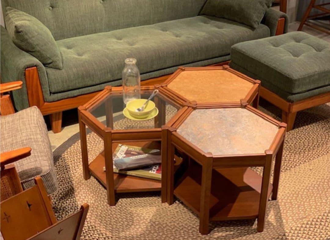 センターテーブル・ローテーブル N.N!ACME Brooks Hexagon Table