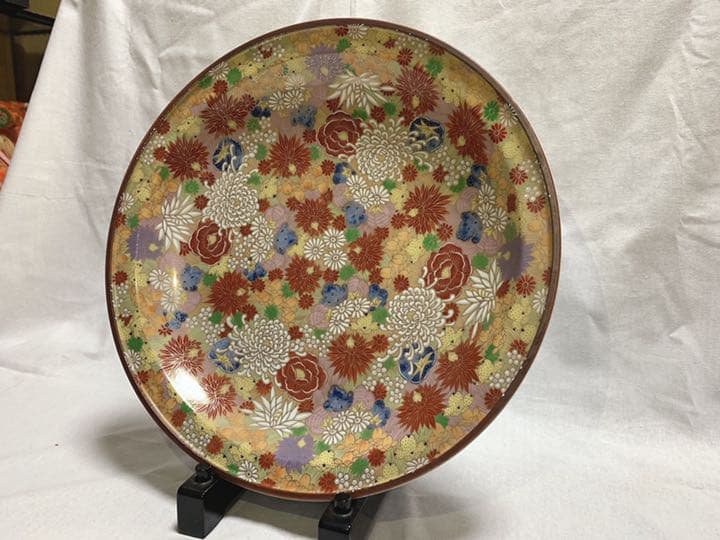 九谷焼　湖月　飾り皿