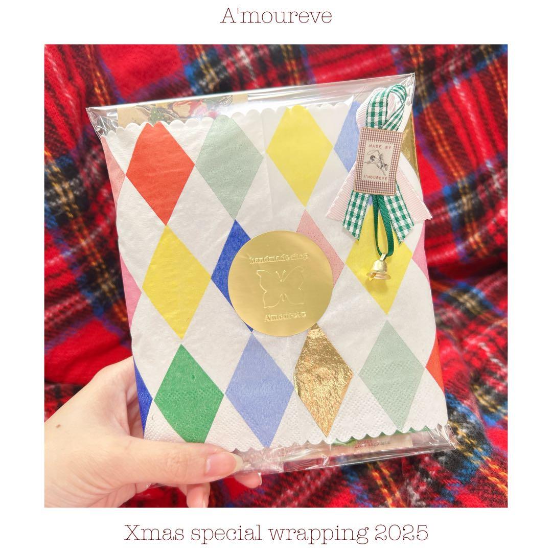 no.375／a'moureveビーズネックレス　ハンドメイド