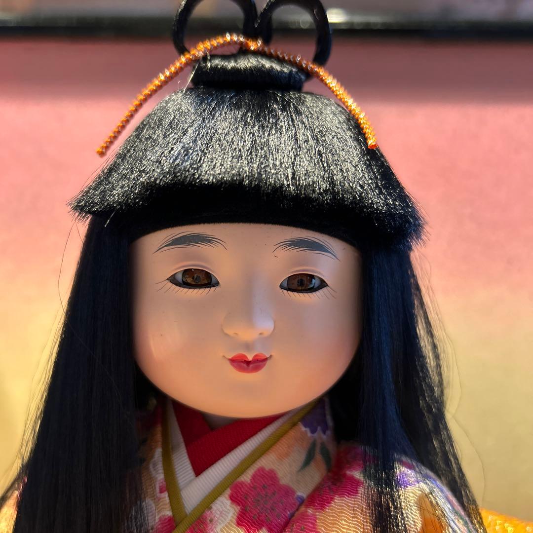 ガラスケース入り日本人形 寿慶作 - メルカリ