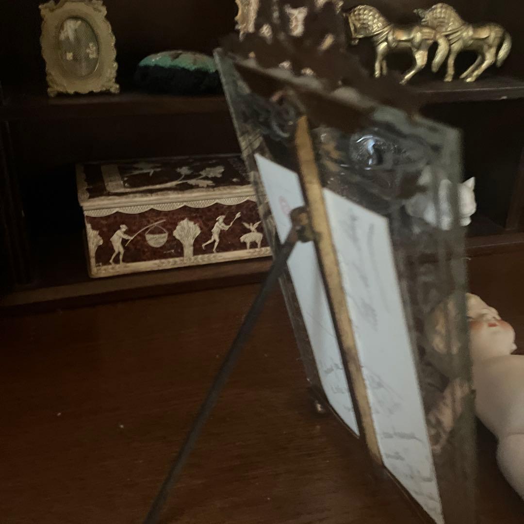 フランスアンティークフォトフレーム　フランスアンティークフォトスタンド