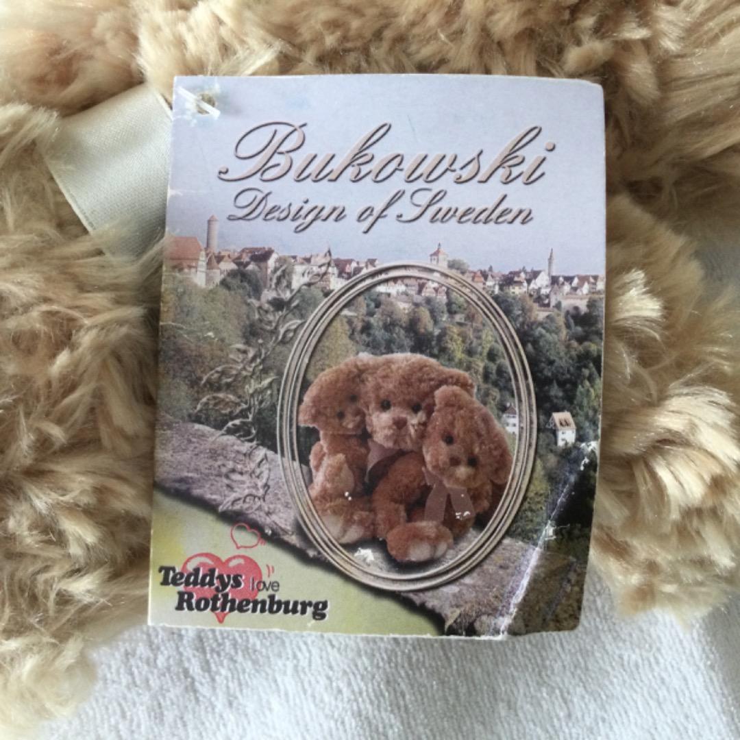 レア　ヴィンテージ　ブコウスキー　テディベア　スウェーデン製　ぬいぐるみ