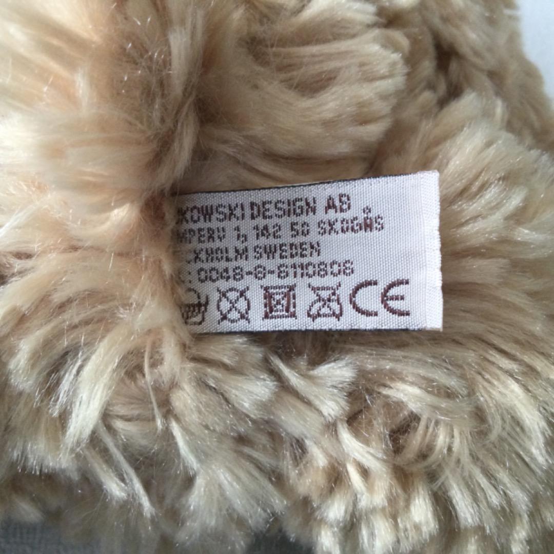 レア　ヴィンテージ　ブコウスキー　テディベア　スウェーデン製　ぬいぐるみ