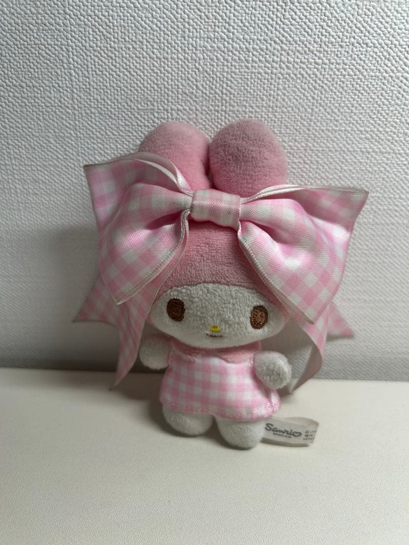 マイメロディ リボン姫 ぬいぐるみキーホルダー - メルカリ