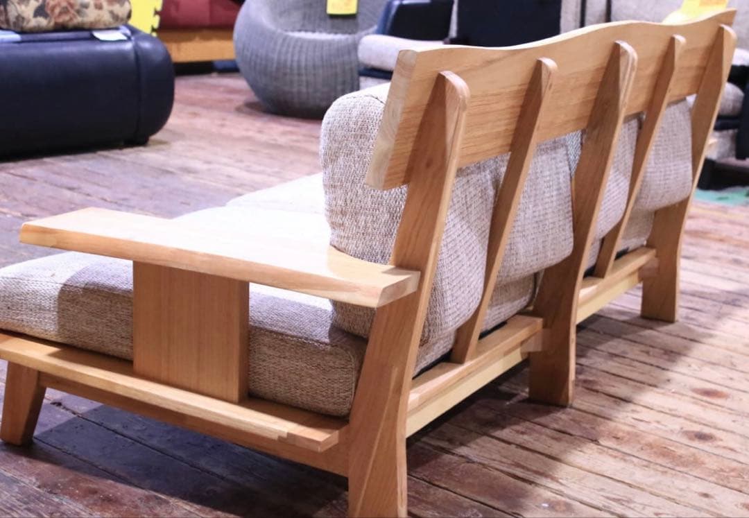 2人がけソファ　北欧テイスト