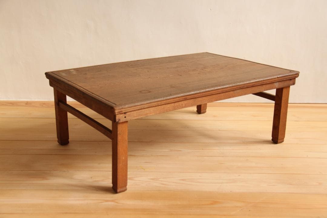 テーブル　机　折りたたみ　木製　長方形　文机　古家具　ビンテージ　レトロ