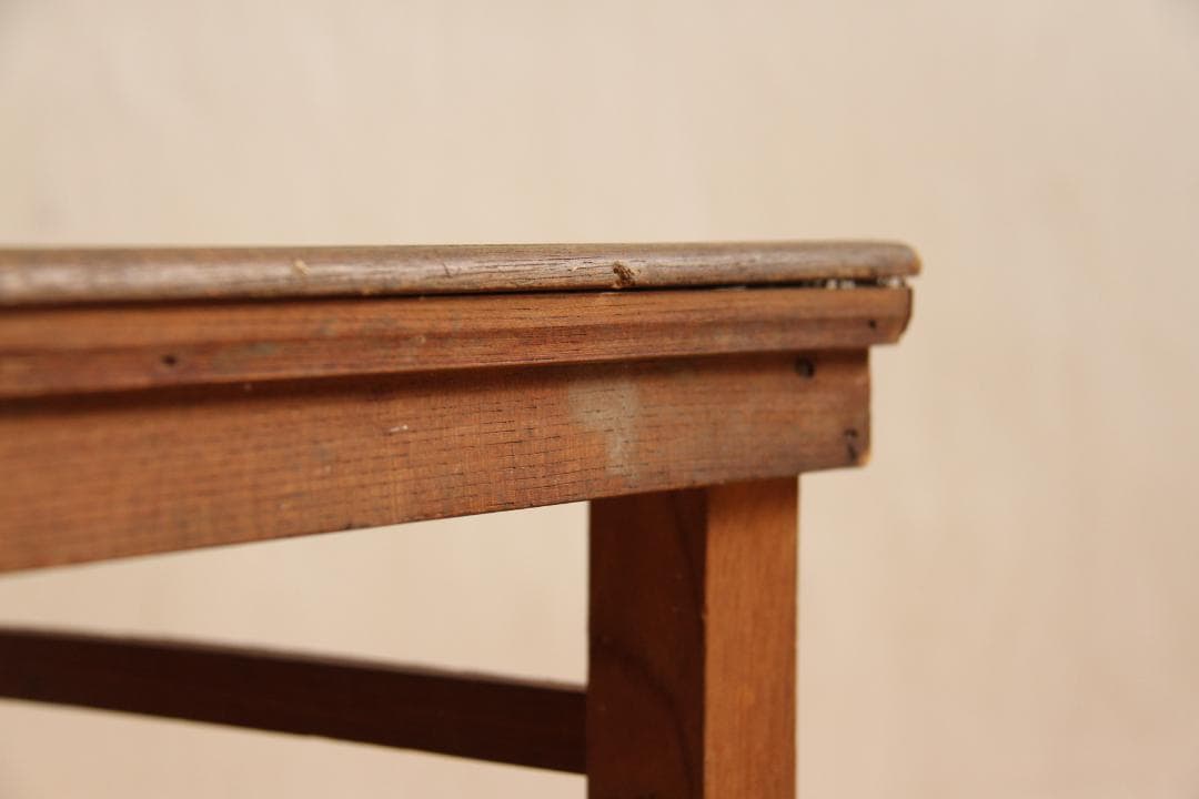 テーブル　机　折りたたみ　木製　長方形　文机　古家具　ビンテージ　レトロ