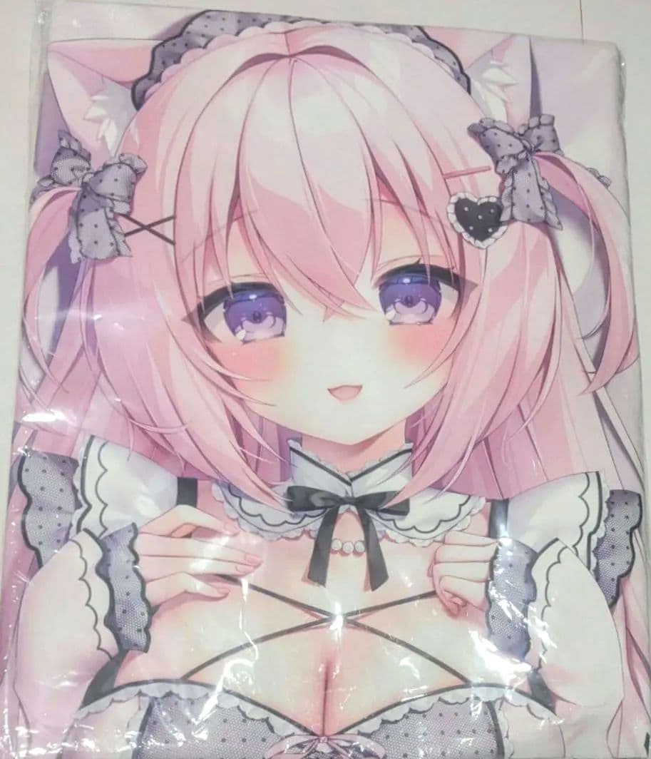 桃稚ちあ　メイド　のあちゃん　抱き枕　色紙