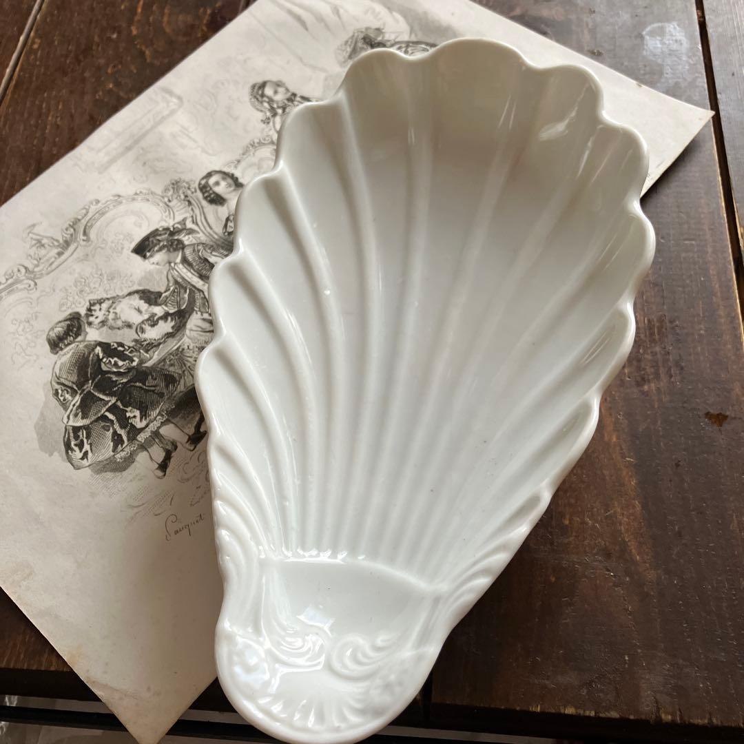 フランスアンティーク ショワジールロワ 切り花 デザート皿 良品 希少