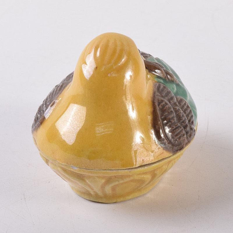 茶道具 平安竹泉造 黄交趾鳥 香合 共布共箱 V R8622 - メルカリ