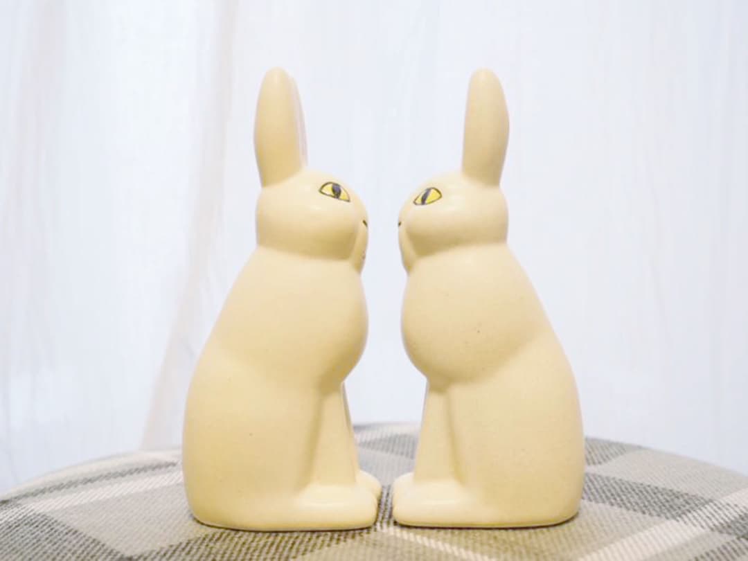 リサラーソン/うさぎ/白/2体セット