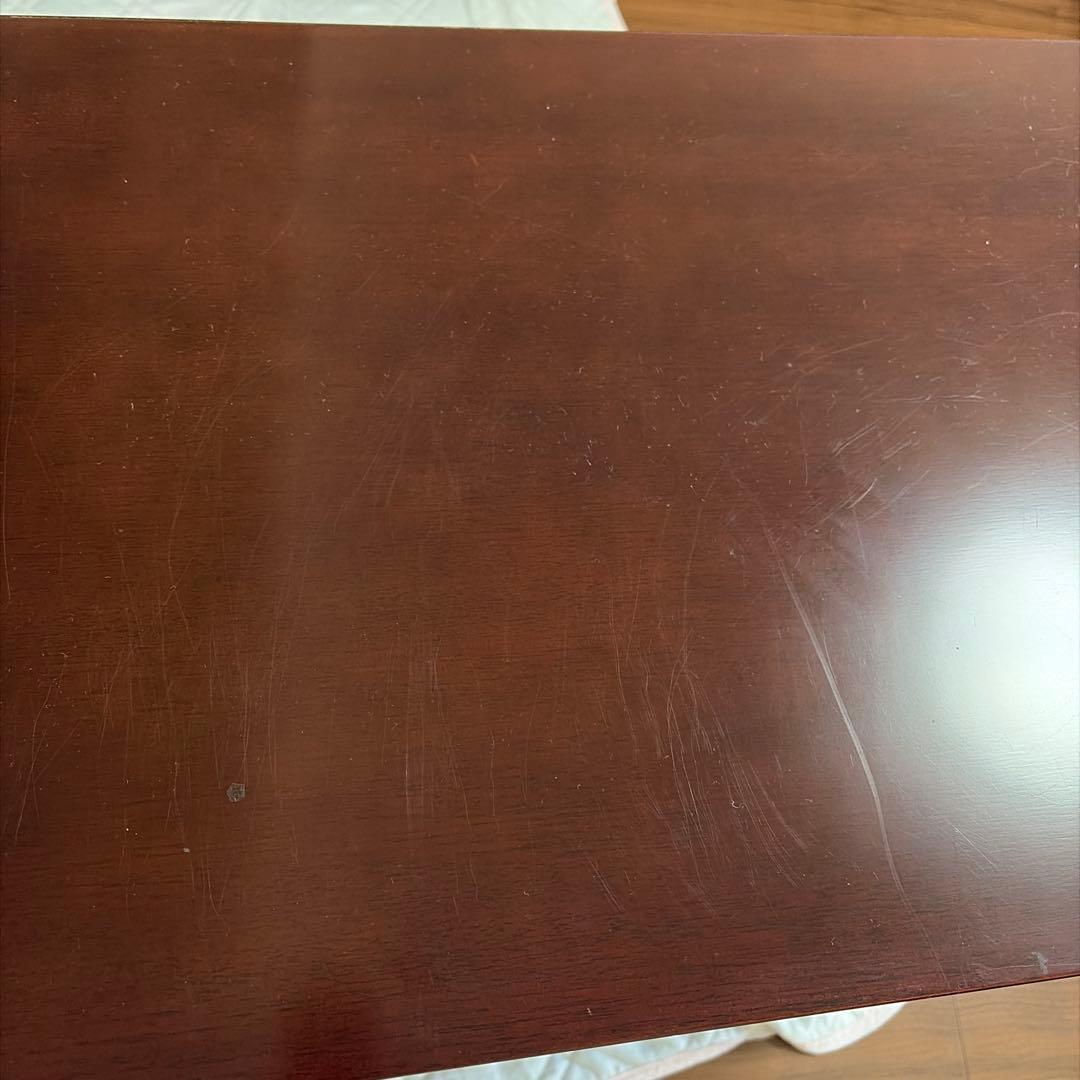 オールドカリモク　観音開き木製ガラスキャビネット