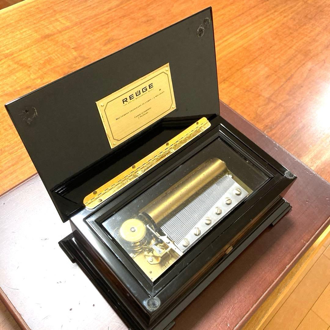 REUGE スイスオルゴール カノン 72弁 ローズ 共鳴箱 オルゴール療法
