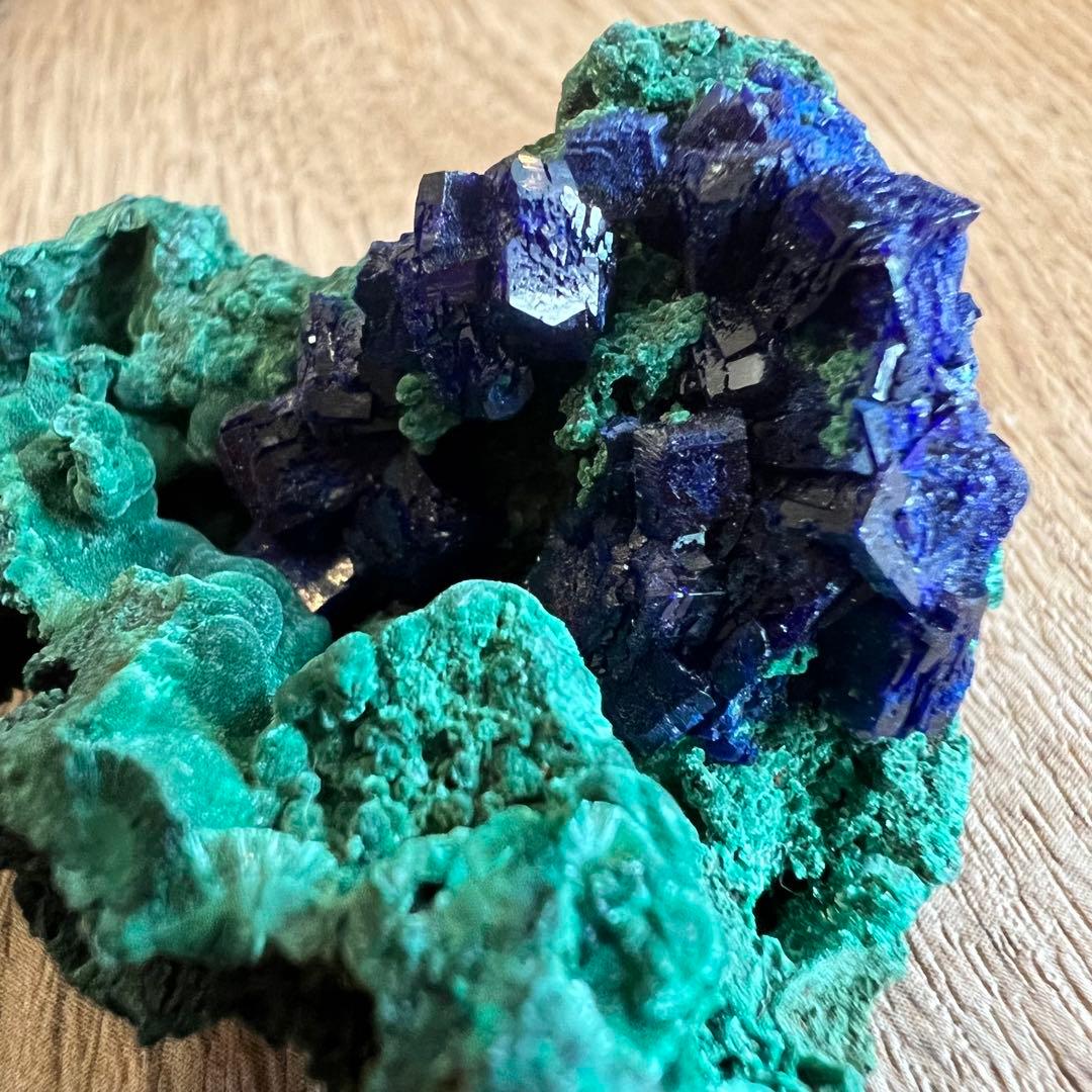 アズライト マラカイト 共生 鉱物 標本 原石