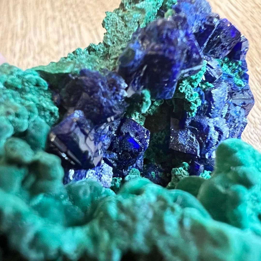 アズライト マラカイト 共生 鉱物 標本 原石
