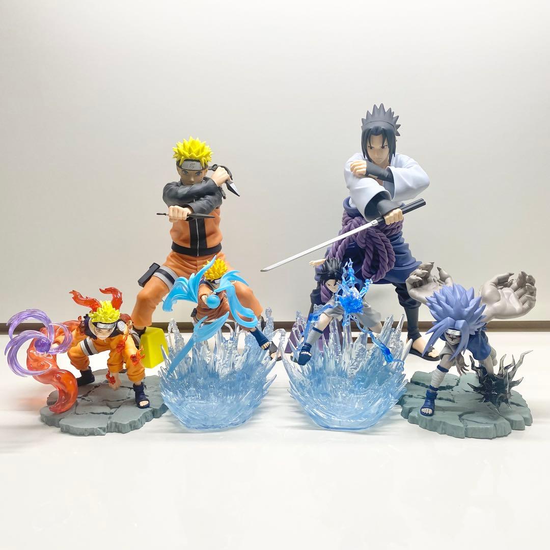 ボ*ン様 NARUTO フィギュアセット うずまきナルト うちはサスケ 6体