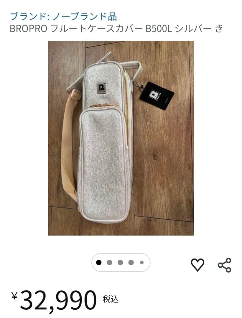 ほぼ新品！メーカー欠品】BROPRO フルートケース カバー - メルカリ