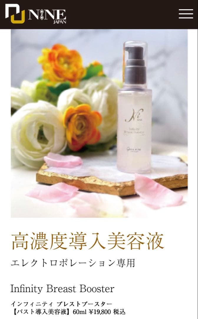 グランナインインフィニティブレストブースター新品1、未使用近い1