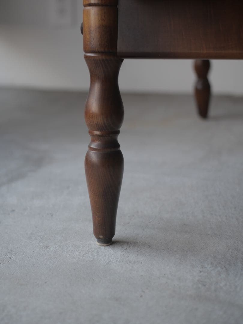 ①カリモク　ソファ　椅子　チェア　現状　古家具　古道具　アンティーク　昭和レトロ