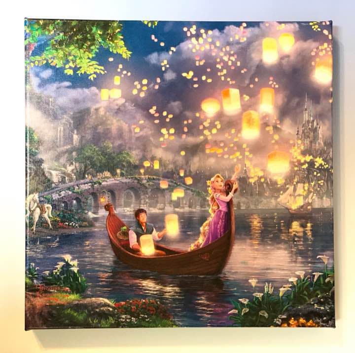 新品★ディズニー/ トーマス・キンケード「塔の上のラプンツェル」