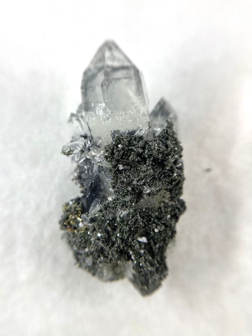 【鉱物商店】水晶+ 鉄マンガン重石+ 輝蒼鉛鉱+ 緑泥石