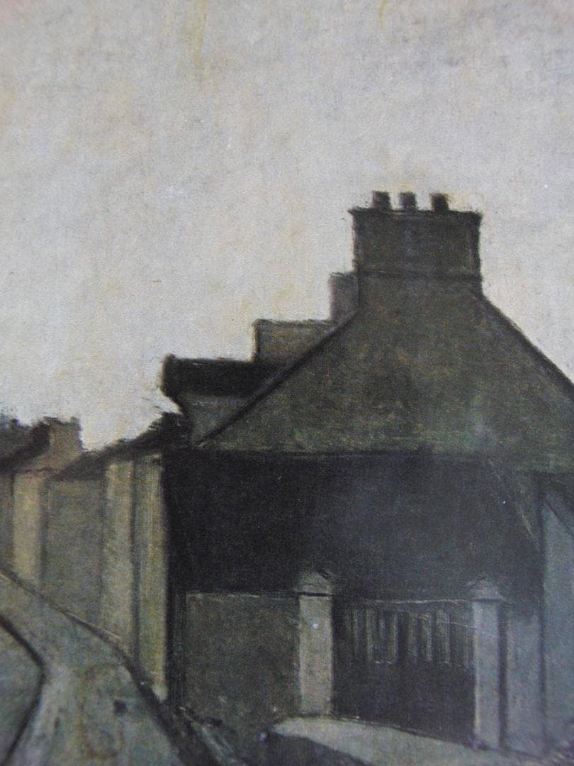 ベルナール・ビュッフェ、【Rue de village】、希少な額装用画集より