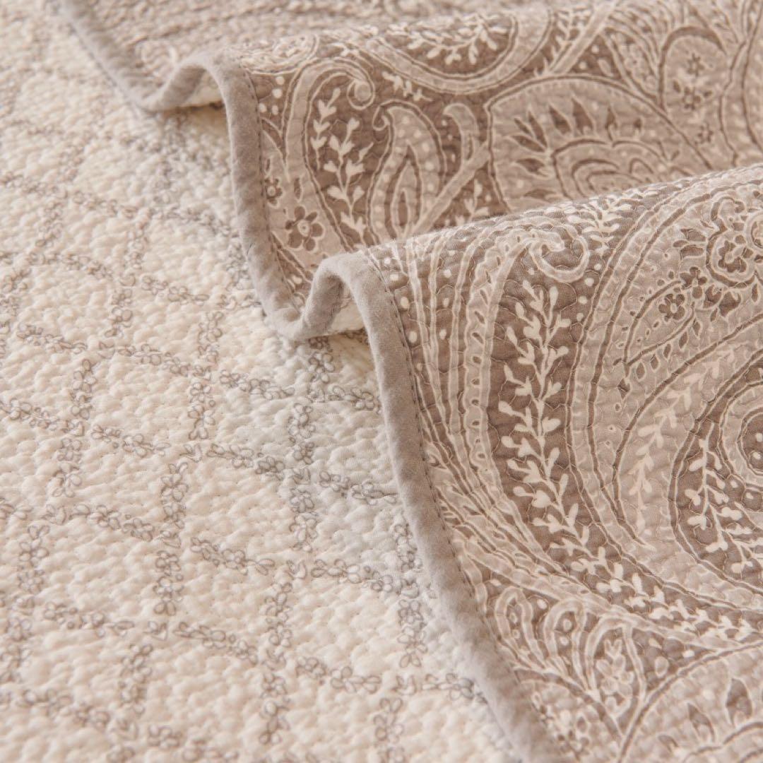 キルトベッドカバー3点セット綿マルチカバー キルティング PSLH01