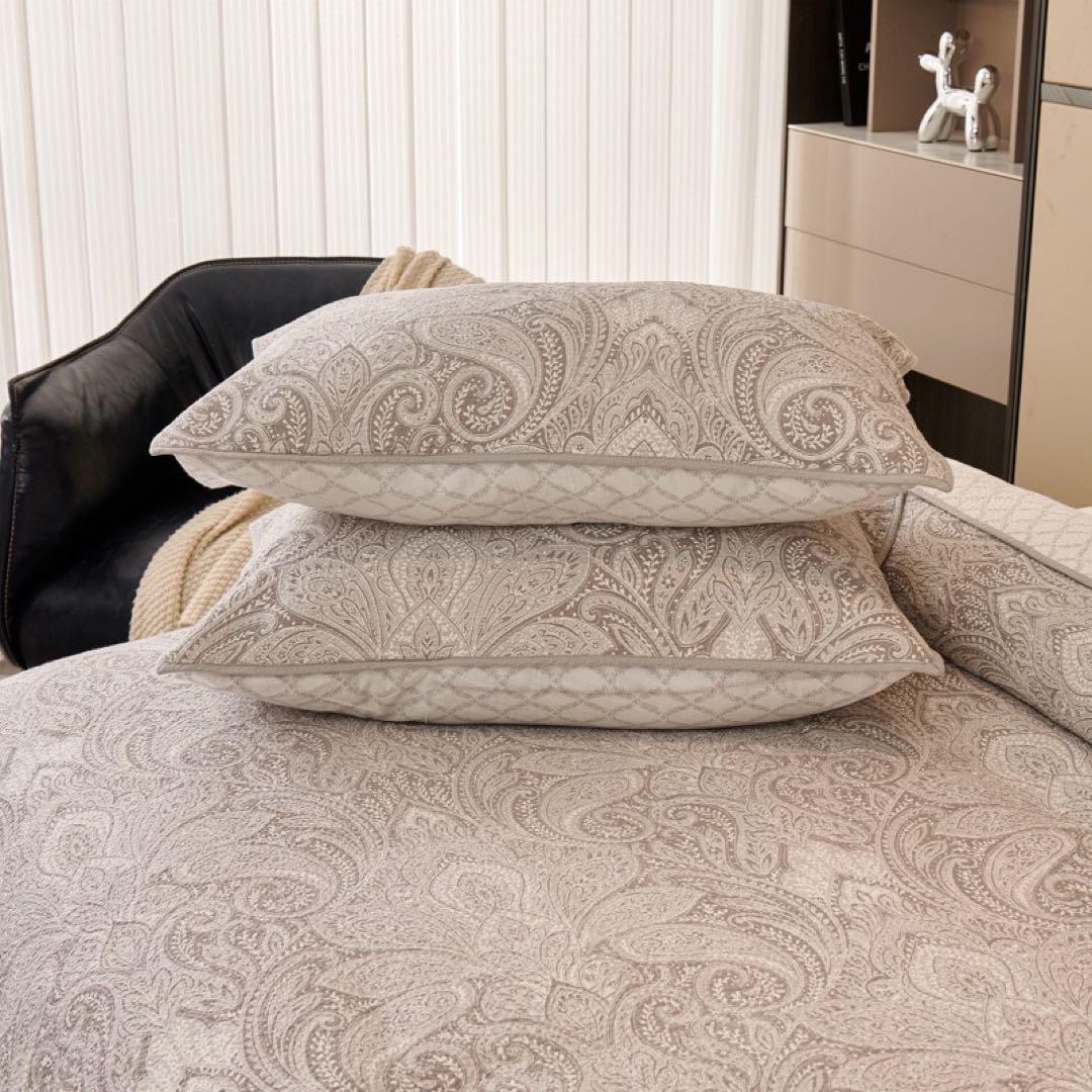 キルトベッドカバー3点セット綿マルチカバー キルティング PSLH01