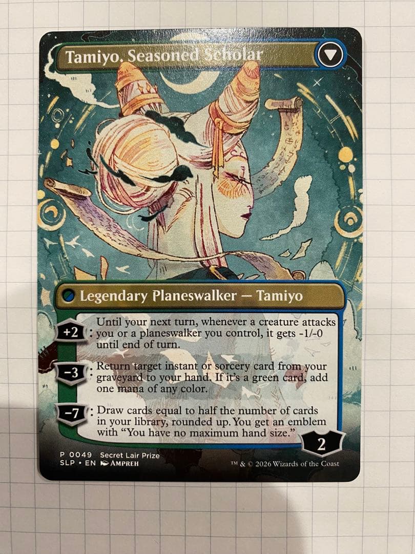 MTG《知りたがりの学徒、タミヨウ》 プロモ PROMO 英語