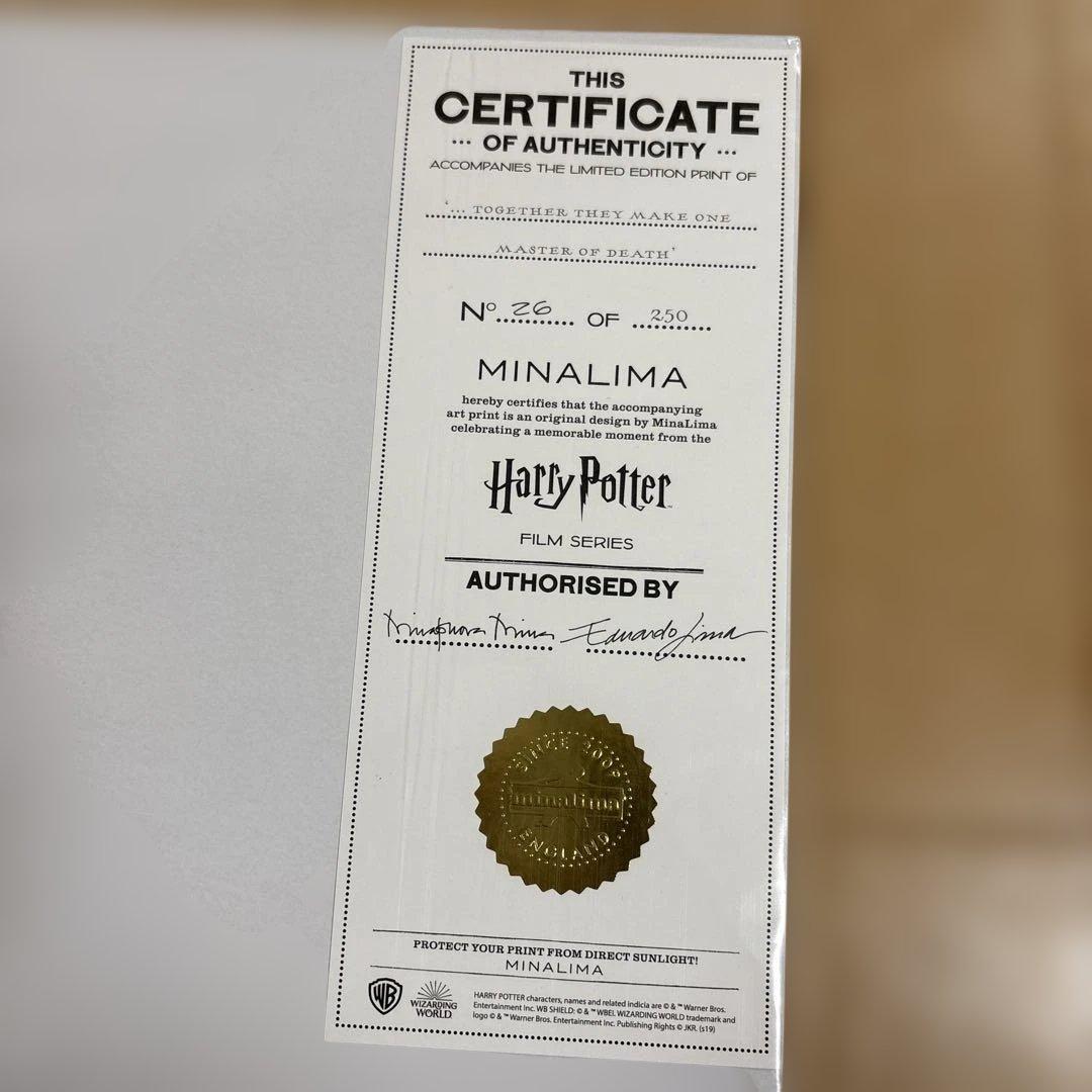 レア ハリーポッター ミナリマ プレミアム アートプリント - メルカリ