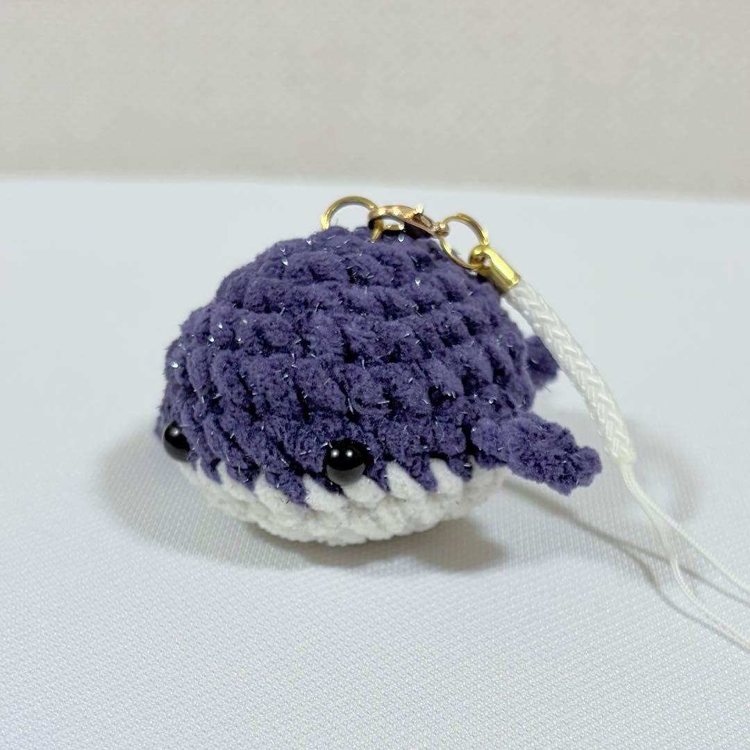 くじら クジラ 編みぐるみ あみぐるみ プリンセスモール かぎ針編み