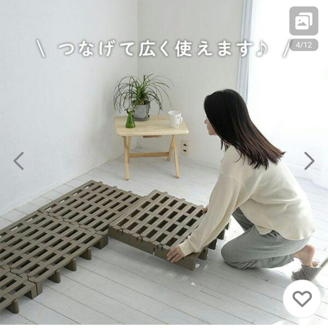新品未使用　Belca すのこベッド ダブル 12枚入り JS-BR12