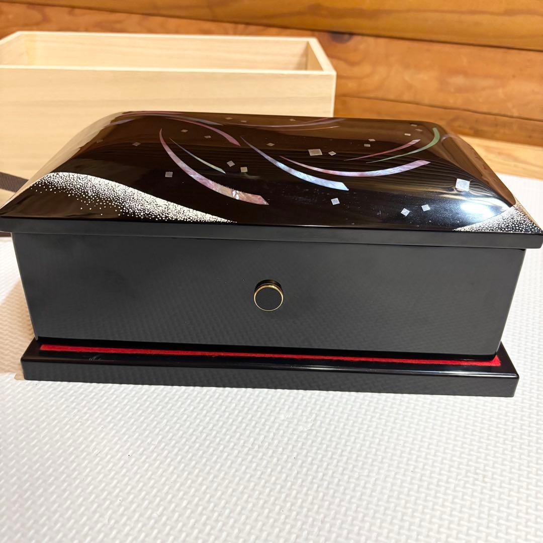 【希少】SANKYO 宮原隆岳 ORPHEUS オルゴール 50弁 螺鈿 漆器