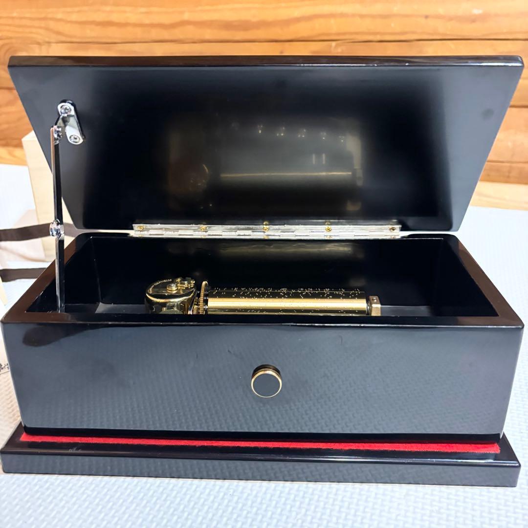 【希少】SANKYO 宮原隆岳 ORPHEUS オルゴール 50弁 螺鈿 漆器