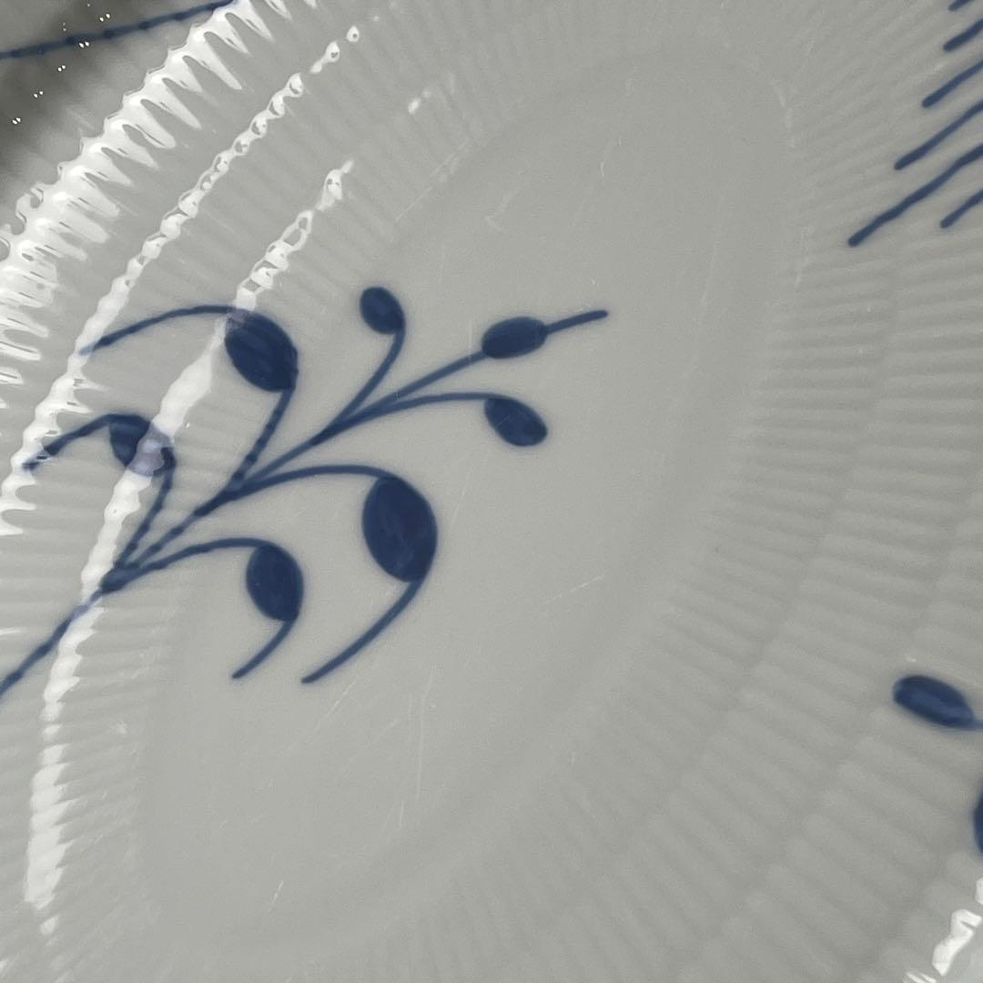 ロイヤルコペンハーゲンブルーフルーテッド メガ オーバルディッシュ 28cm5枚