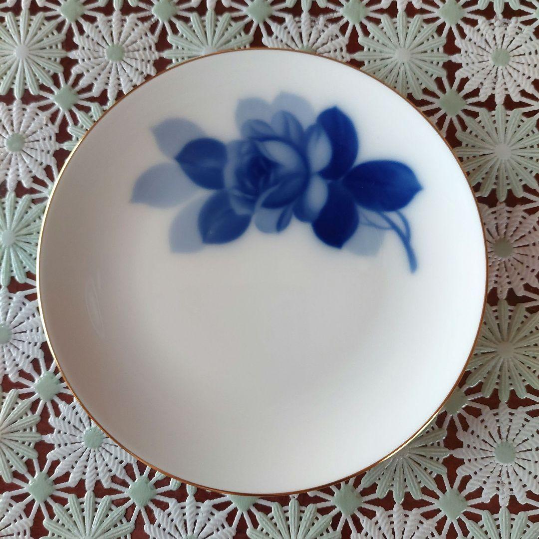 大倉陶園　ブルーローズ　16cm　皿　6枚セット