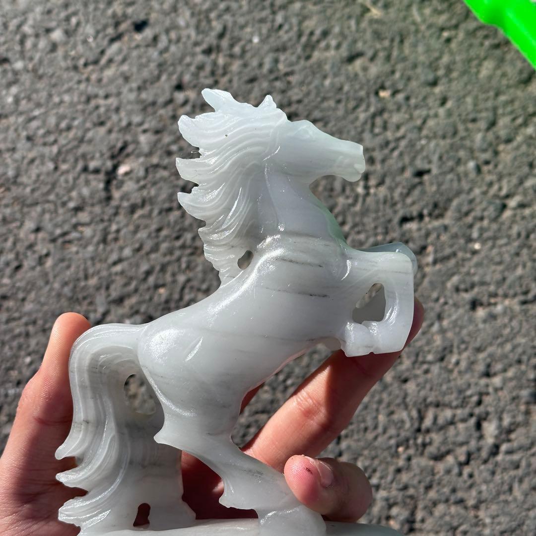 天然石エンジェルライトの馬　ご購入前に在庫確認必要G.155