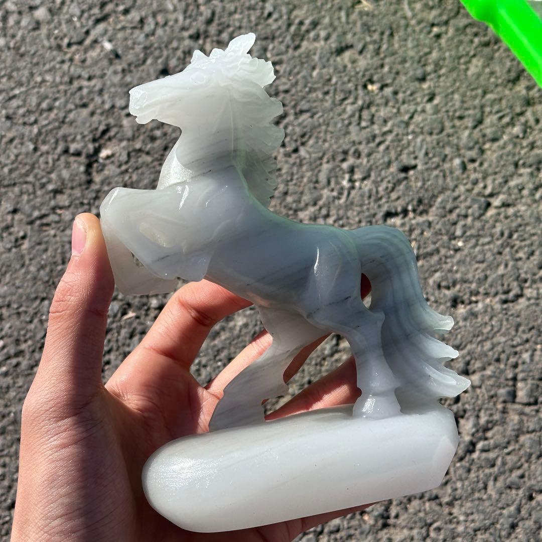 天然石エンジェルライトの馬　ご購入前に在庫確認必要G.155
